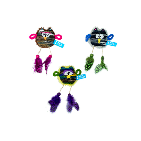 Wool Cloth Owl Cat Toy