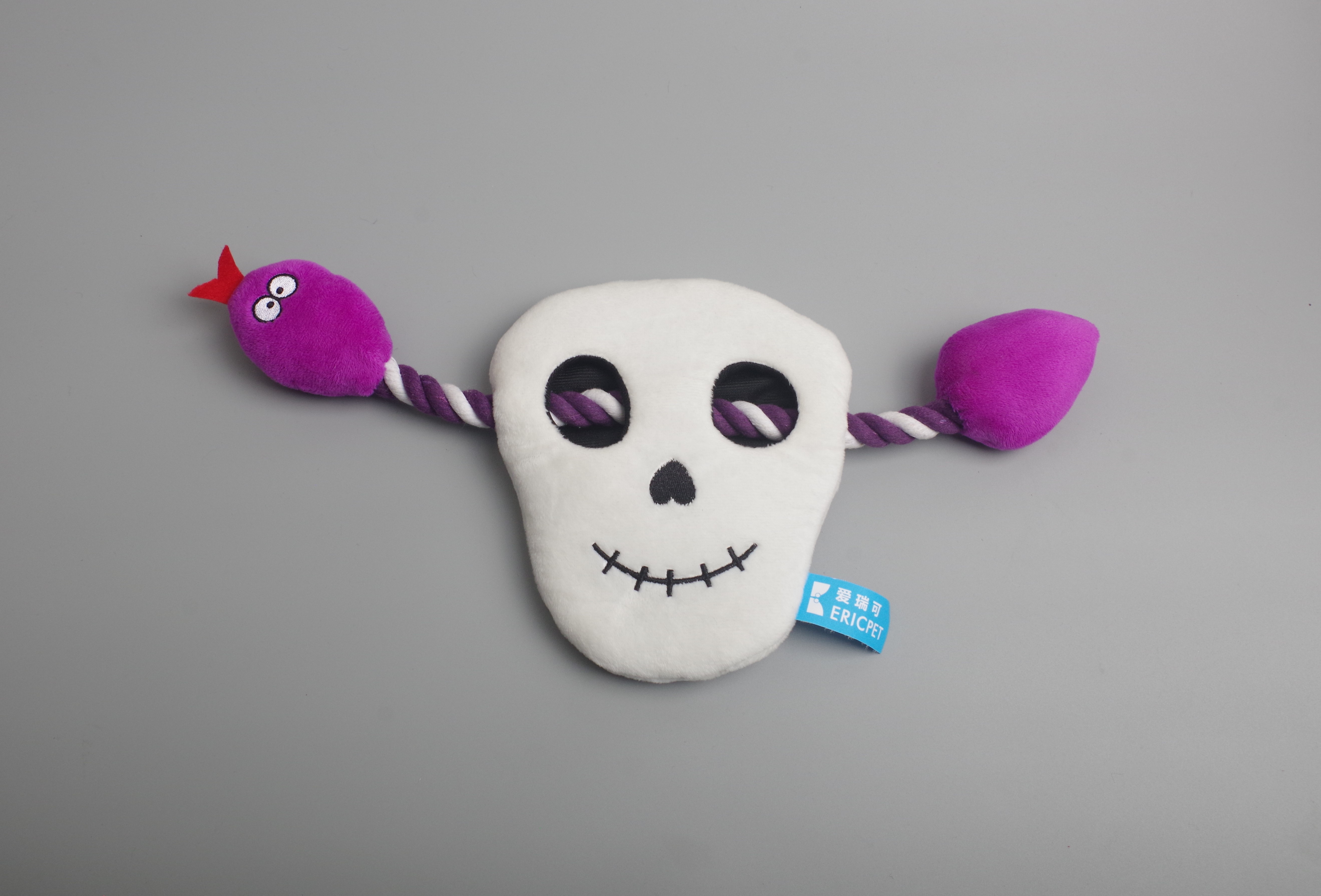 Skull with a Snake Shaped Rope