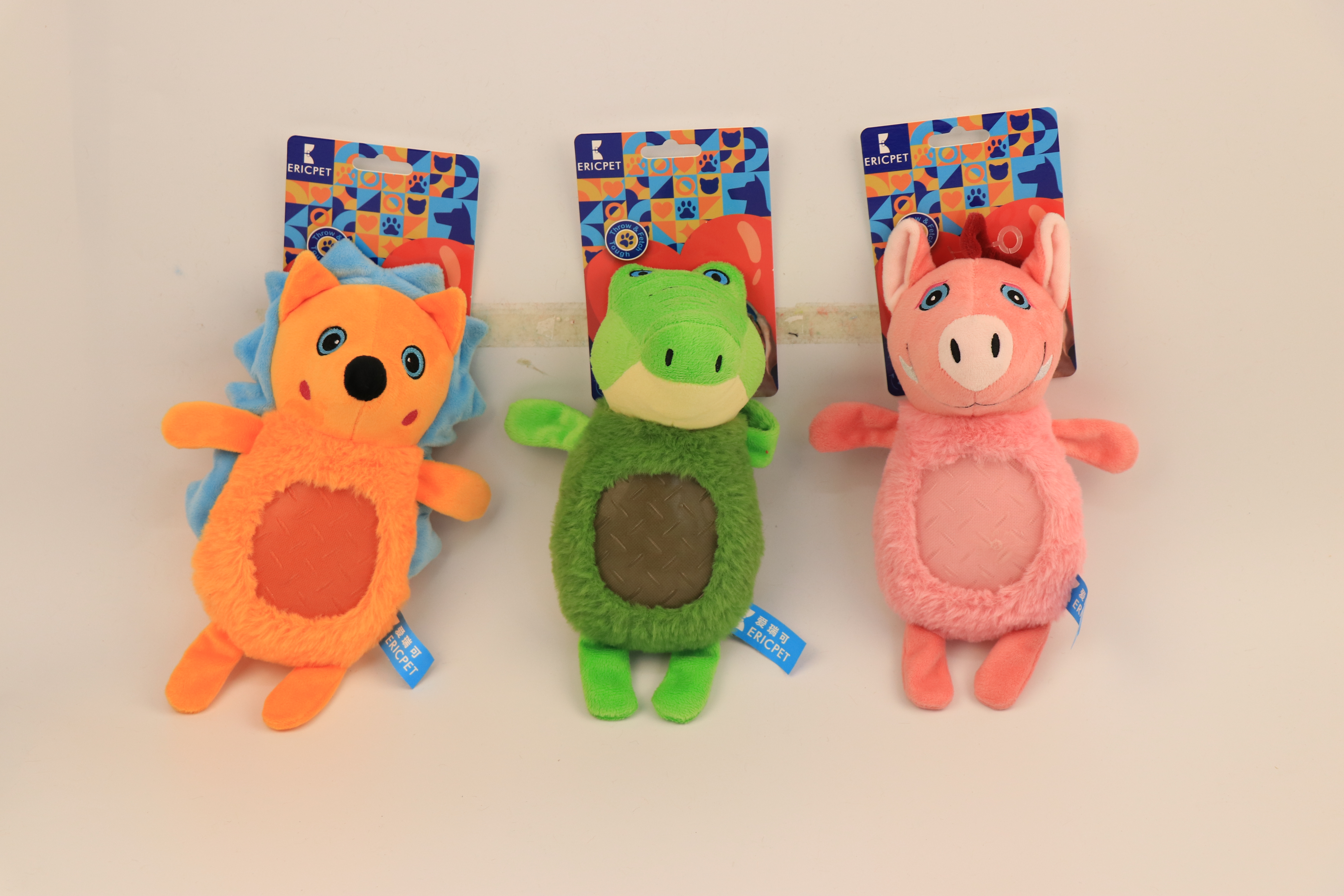 Plush Friends in Colorful World