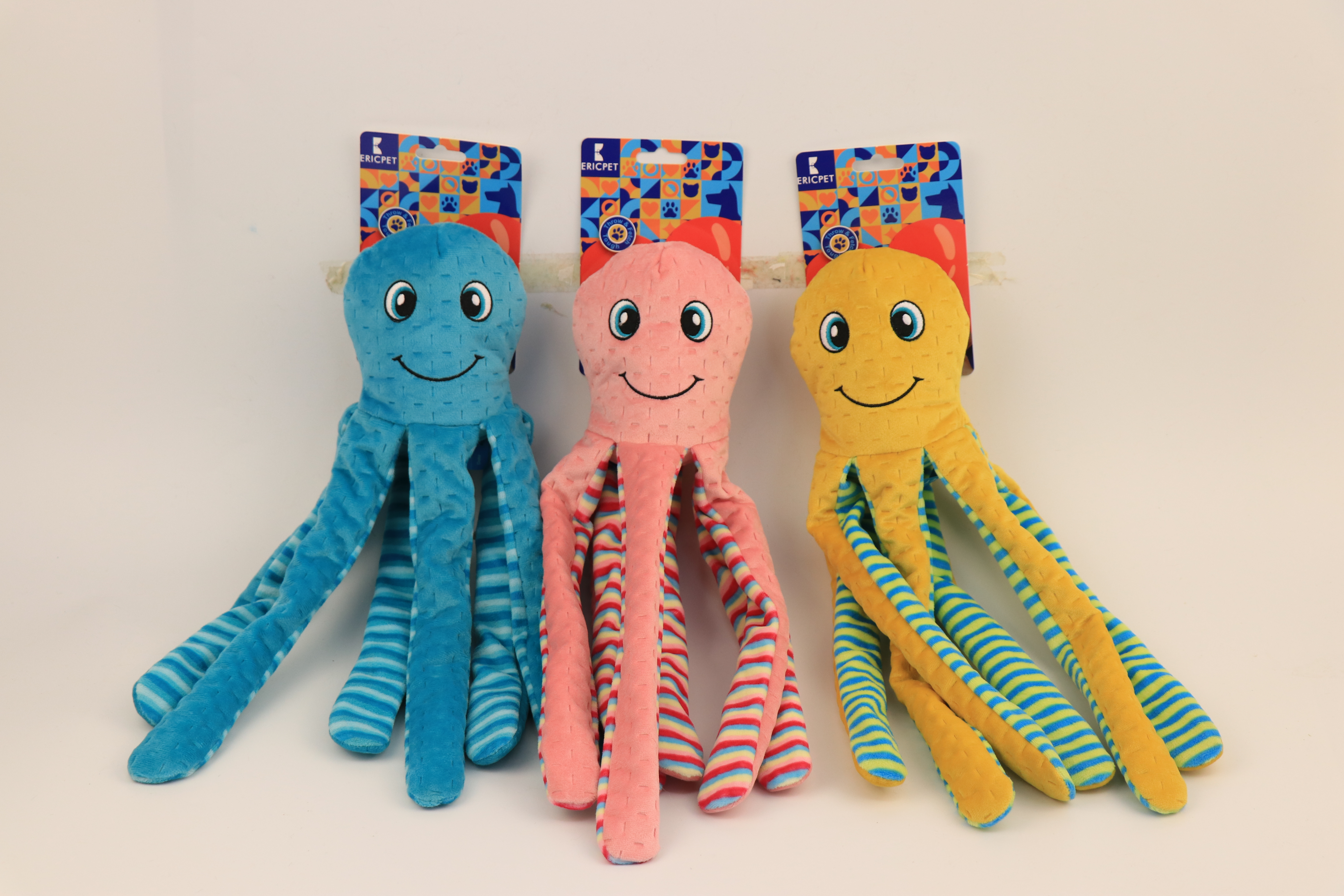 Plush Friends in Colorful World