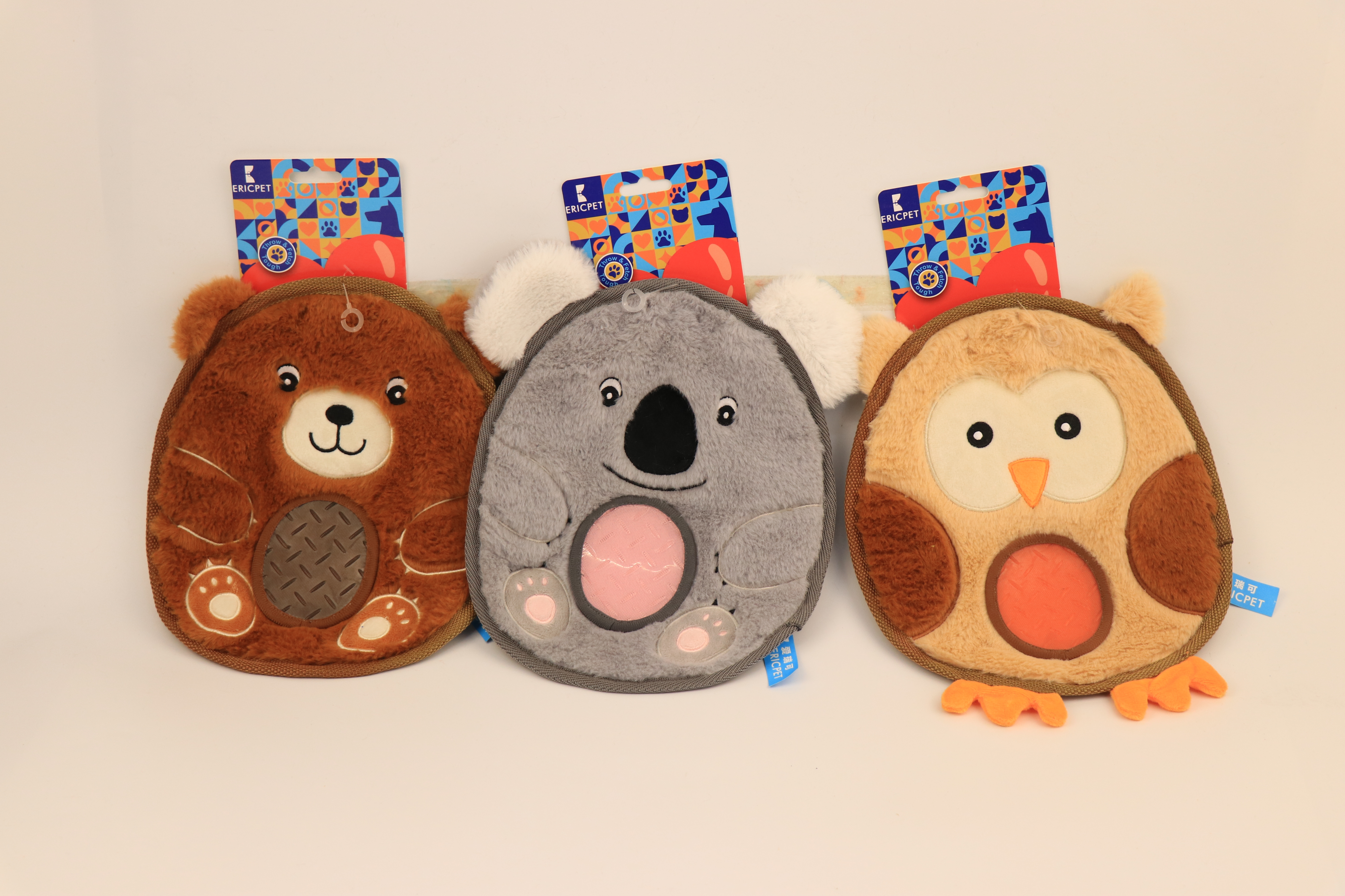 Plush Friends in Colorful World