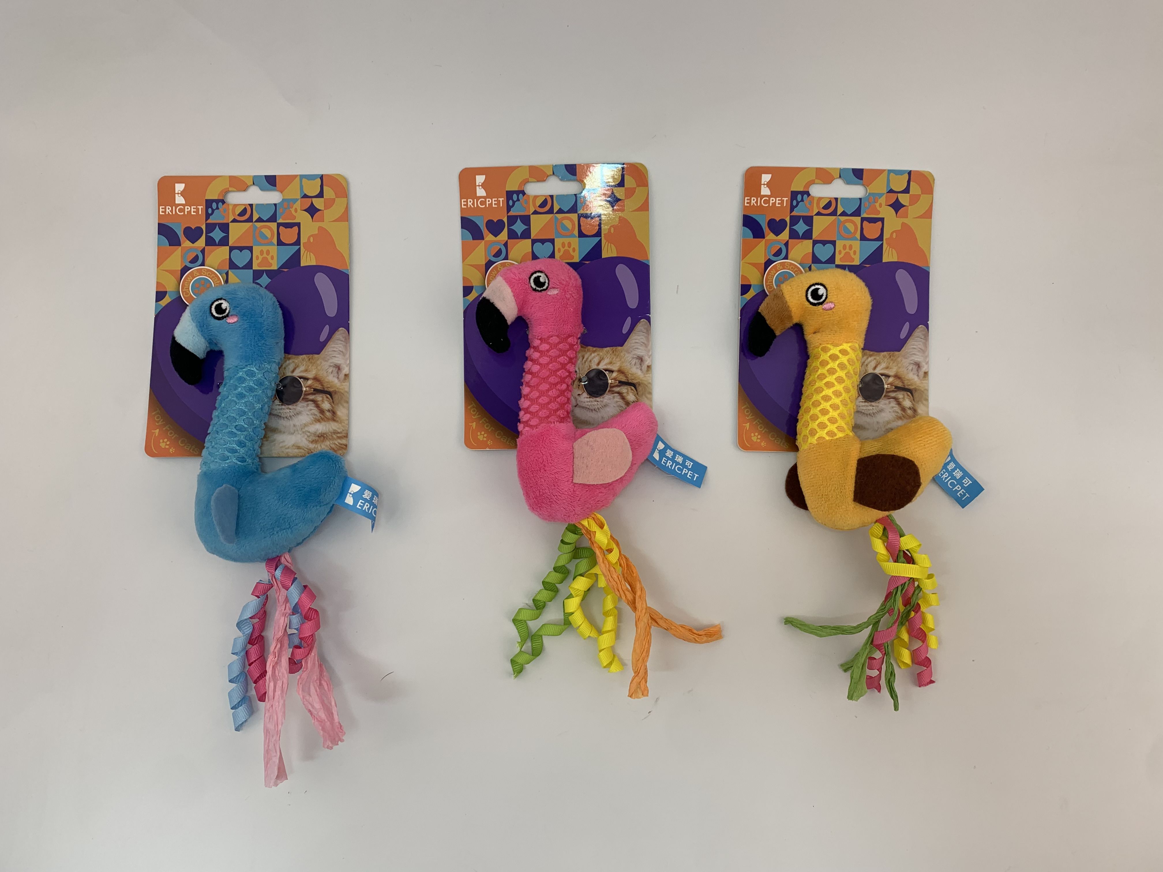 Colourful Animal Shaped Cat Toys